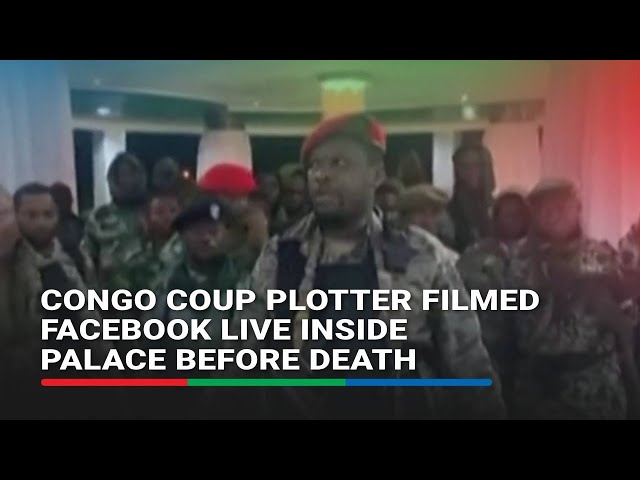 ⁣Congo coup plotter filmed Facebook Live inside palace before death