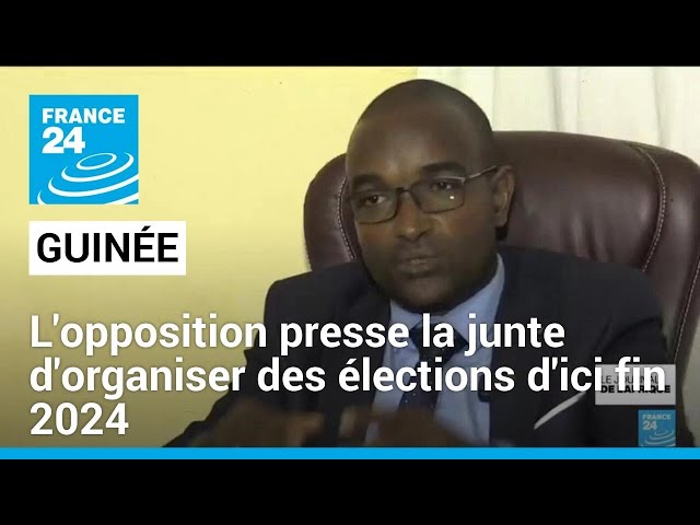 ⁣Guinée : l'opposition presse les militaires d'organiser des élections d'ici fin 2024 