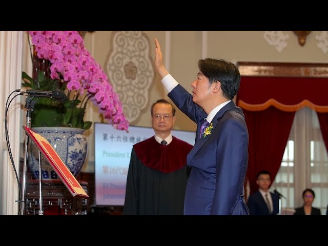 ⁣Ching-te investi président de Taïwan | euronews 