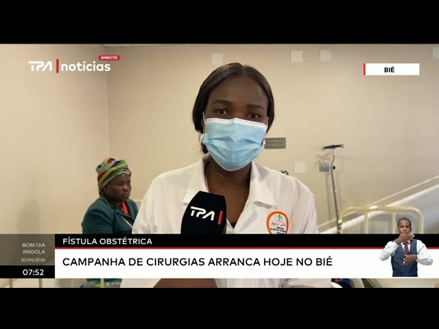 ⁣Fístula Obstétrica -  Campanha de cirurgias arranca hoje no Bié