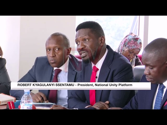 ⁣Kyagulanyi accuses UHRC of impartiality