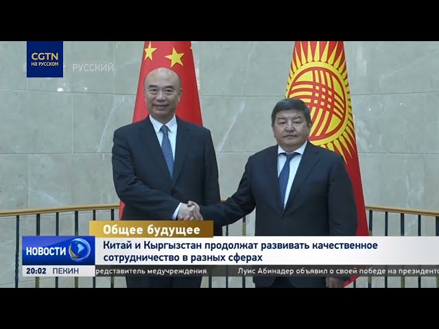 Китай и Кыргызстан продолжат развивать качественное сотрудничество в разных сферах