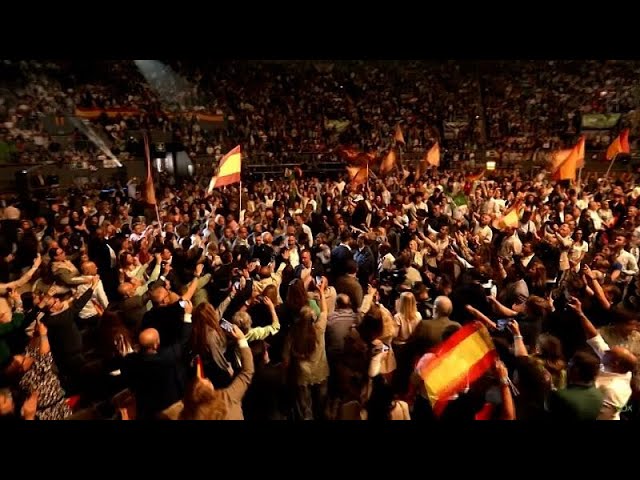 ⁣Spanien vor der Europawahl: Großveranstaltung der VOX zieht Rechtspopulisten aus der ganzen Welt an