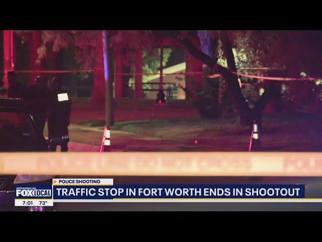 ⁣Fort Worth officer hurt in shootout with supsect