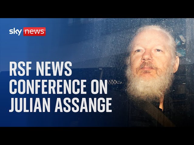 ⁣Watch live: RSF news conference on Julian Assange