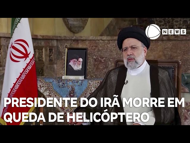 ⁣Presidente do Irã morre em queda de helicóptero