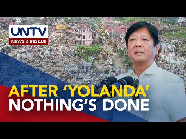 ⁣PBBM says nothing was done by two previous admin on Yolanda rehab