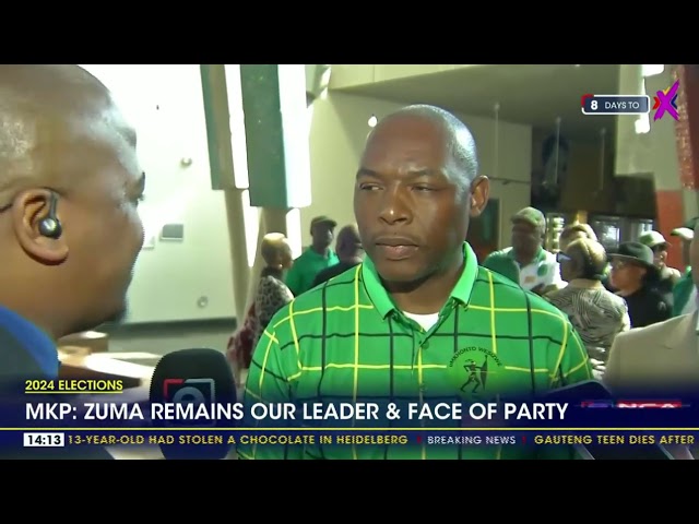 ⁣MKP says Zuma remains the leader & face of the party
