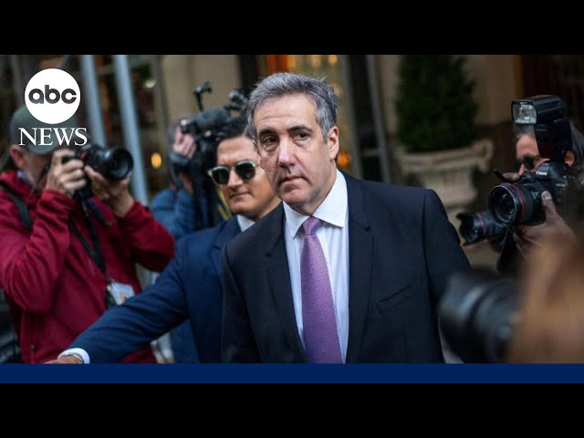 ⁣Michael Cohen returns to the witness stand for the final time