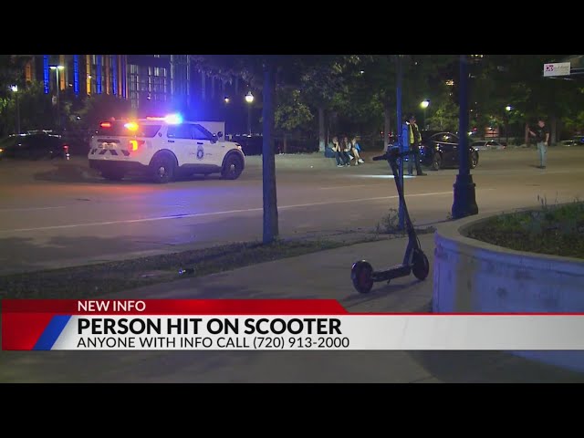 ⁣Police investigate crash that sent a scooter rider to hospital