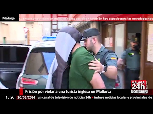 ⁣Noticia - Prisión por violar a una turista inglesa en Mallorca