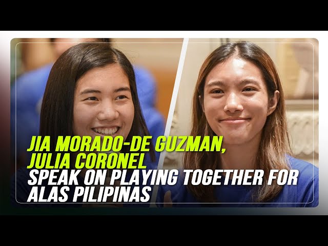 ⁣Jia Morado-De Guzman, Julia Coronel speak on linking up for Alas Pilipinas