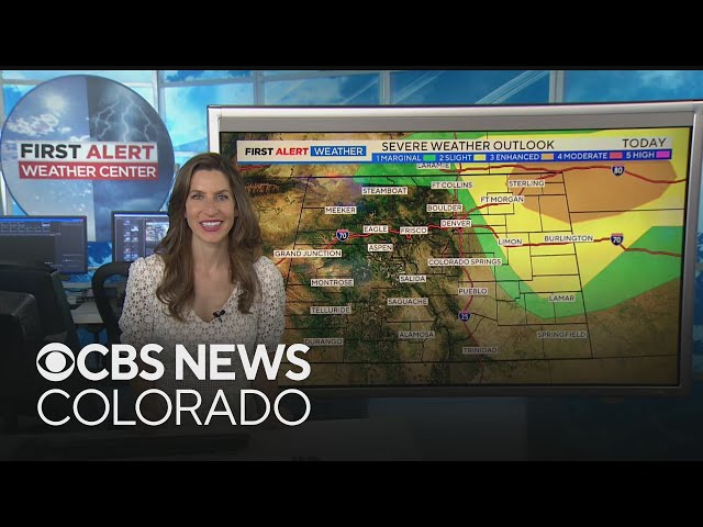 ⁣Denver weather: Strong to severe storms possible for the eastern plains