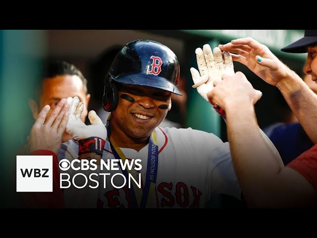 ⁣Rafael Devers is on a home run tear but the Red Sox are "finding their level"