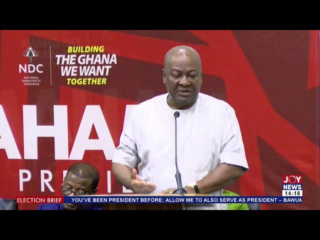 ⁣John Mahama pleads with Clergy to speak against injustice to avoid chaos | Election Brief