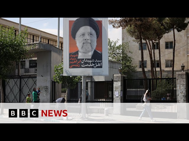 ⁣Iran's President Raisi death sees country declare five days of mourning| BBC News