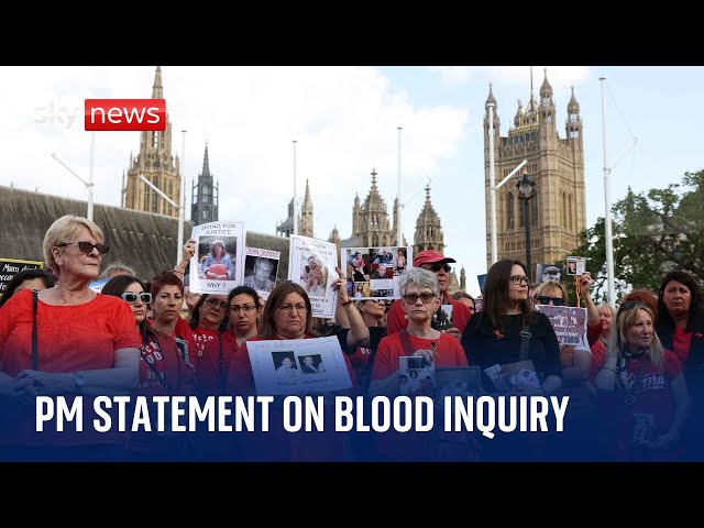 ⁣Watch live: PM Rishi Sunak delivers statement after infected blood scandal report