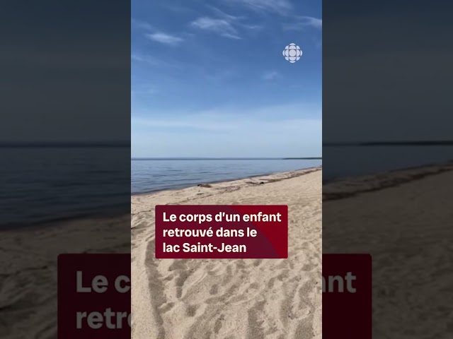 ⁣Le corps d'un enfant retrouvé dans le lac Saint-Jean | Vidéojournal