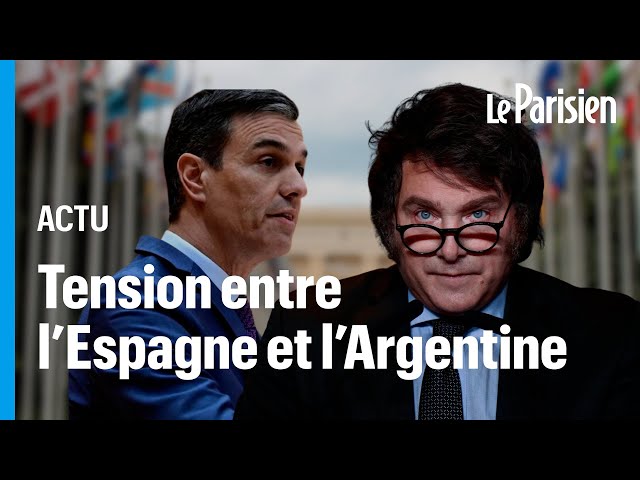 ⁣Crise diplomatique entre l'Espagne et l'Argentine, après des propos polémiques de Javier M