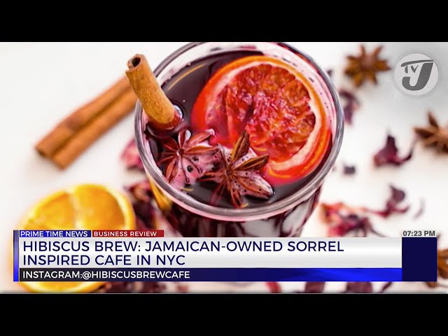 ⁣Hibiscus Brew: Jamaican-owned Sorrel Inspired Cafe in NYC | TVJ Business Day Revew