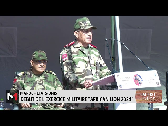 ⁣Lancement officiel de l´exercice militaire "African Lion 2024"