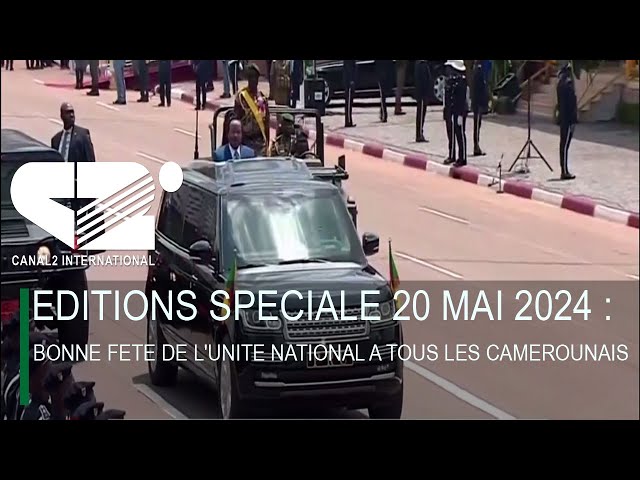 ⁣[LIVE] EDITIONS SPECIALE 20 MAI 2024 : BONNE FETE DE L'UNITE NATIONAL A TOUS LES CAMEROUNAIS