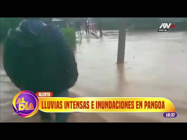 ⁣Satipo: Se registran intensas lluvias e inundaciones en Pangoa
