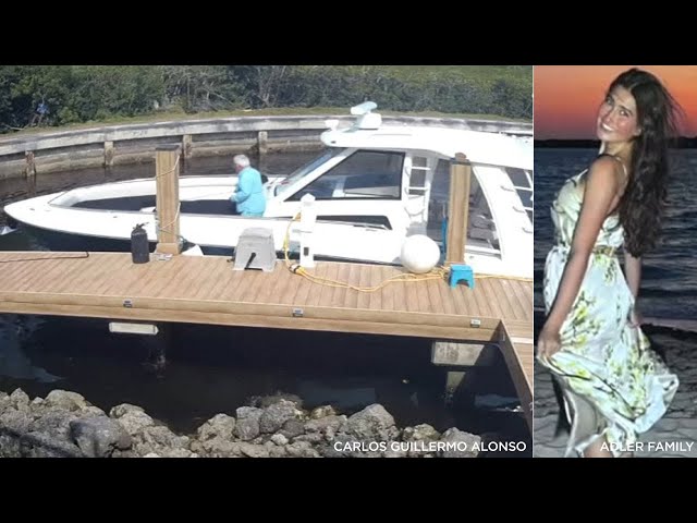 ⁣Ella Adler death: Boat owner Carlos Alonso’s lawyer says new video shows moments before, after crash