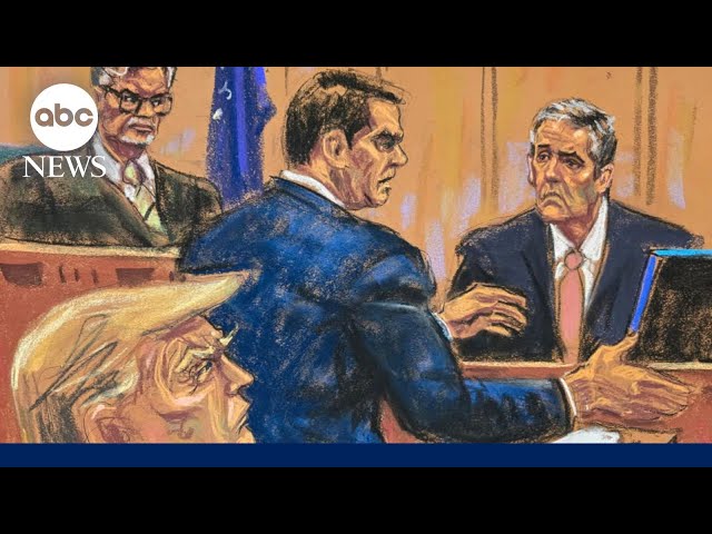 ⁣Prosecution rests case as defense calls on 2nd witness in Trump hush money trial