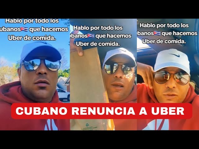 ⁣Es la Última: Cubano renuncia a UBER en VIVO en una transmisión en TIKTOK