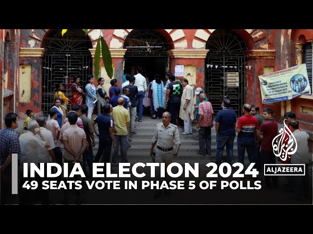 ⁣India election 2024: 49 seats vote in Phase 5 of Lok Sabha polls