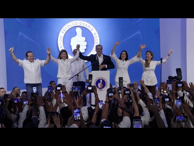 ⁣Dominican Republic reelects President Luis Abinader
