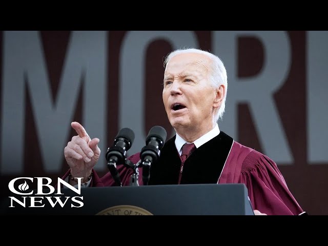 ⁣Biden Gives Nod to Campus Protest During Morehouse Speech