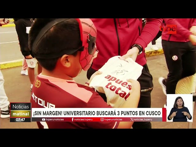 ⁣Universitario disputa un partido clave por el Apertura ante Cienciano en el Cusco