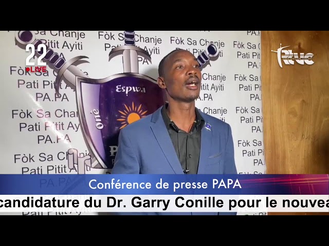 ⁣Le parti politique Papa soutient la candidature du Dr. Garry Conille pour le nouveau PM Haitien