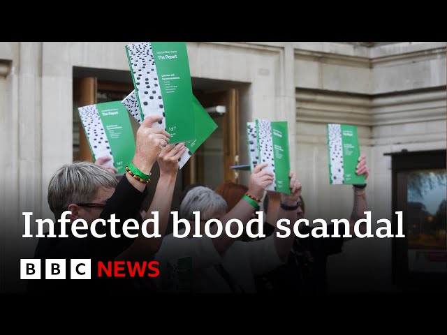 ⁣UK government covered up infected-blood scandal which left victims exposed, report finds | BBC News