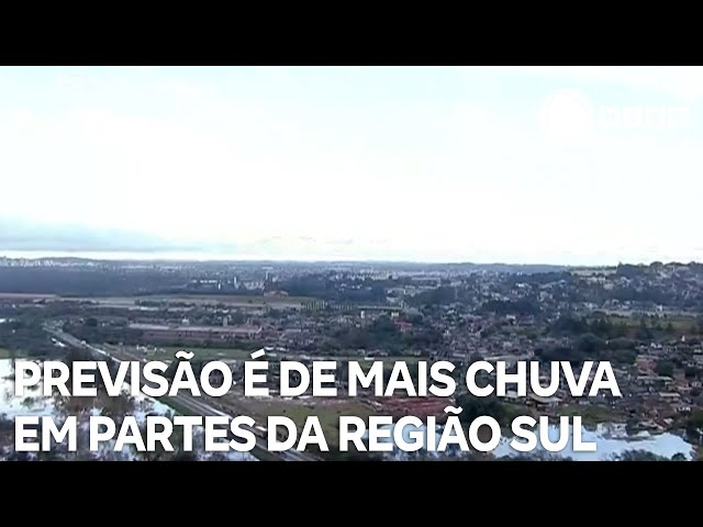 ⁣Previsão alerta para mais chuvas na Região Sul do Brasil