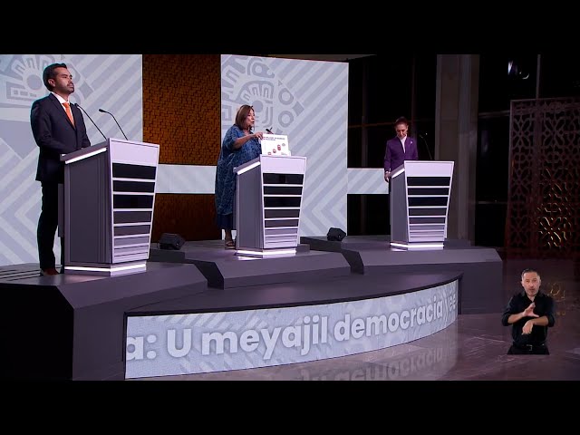 Mexican presidential candidates hold last debate