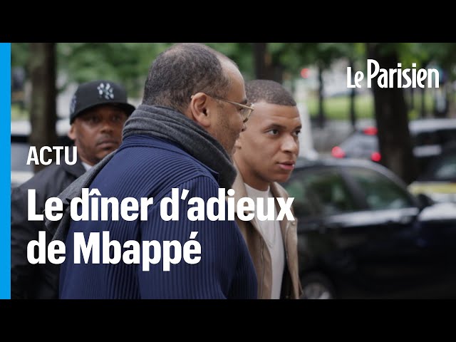 Mbappé arrive à sa soirée d'adieux au PSG avec 250 invités dans un restaurant de Paris