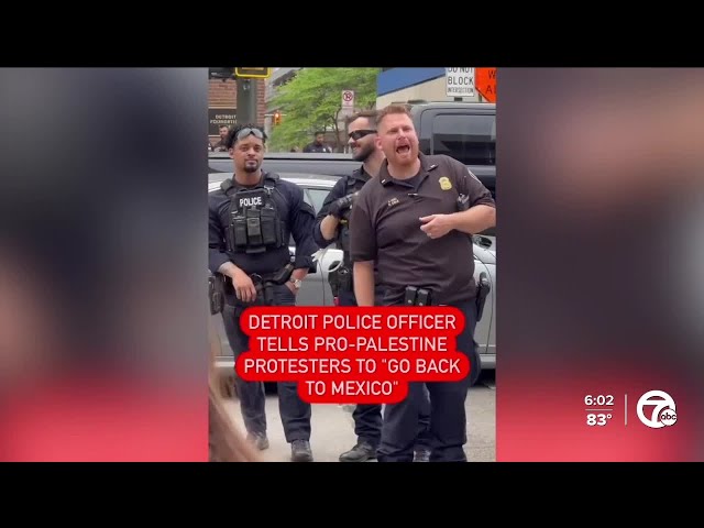 ⁣Detroit police lieutenant temporarily reassigned after comments to protester caught on video