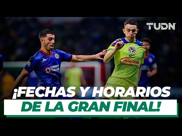 ⁣¡Estas son las fechas y horarios oficiales para las FINALES entre AMÉRICA Y CRUZ AZUL! | TUDN