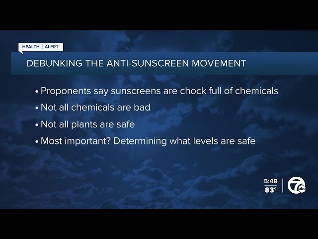 ⁣Dermatologists warn about 'dangerous' anti-sunscreen movement on TikTok