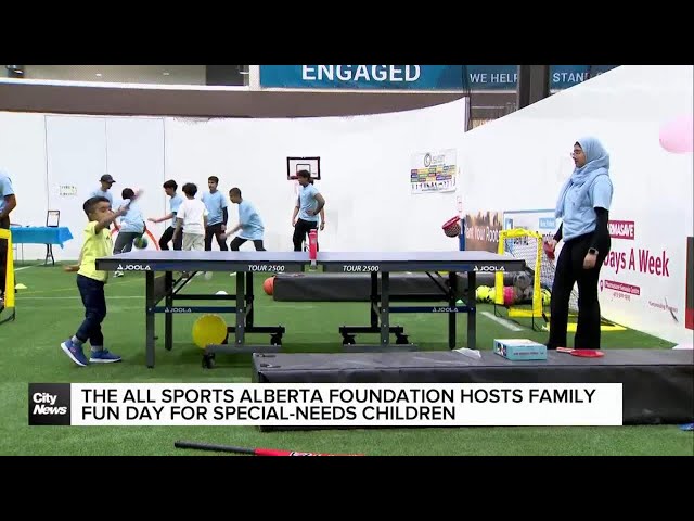⁣The All-Sports Alberta Foundation hosts family fun day for special-needs children