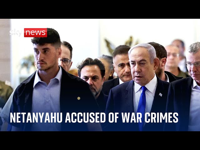 ⁣Netanyahu 'disgusted' at accusations of war crimes