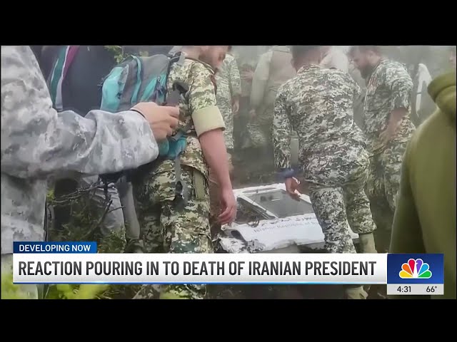 ⁣Reaction pouring in after death of Iranian president