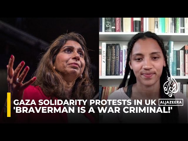 ⁣'Braverman is a War Criminal!': Activist slams ex-UK minister's support for Israel am