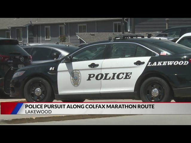⁣Colfax Marathon interrupted by police pursuit