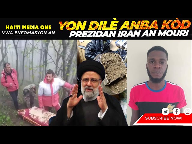 Lapolis Met Men Sou Yon Dilè Dwòg, Prezidan Iran An Mouri, Luis Abinader Rebon Ankò