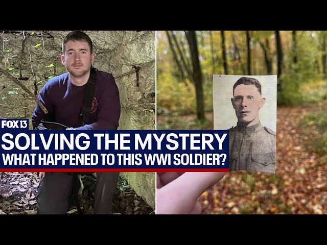 ⁣Florida man's work to find World War I soldier who died 100 years ago