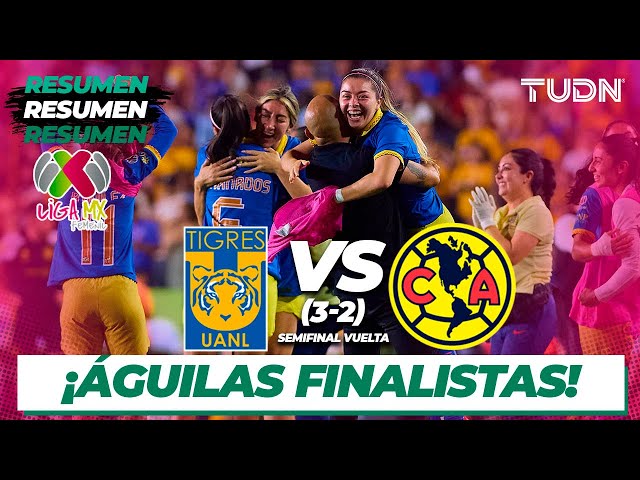 Resumen | Tigres 1(2)-(3)0 América | Liga Mx Femenil - CL2024 Semifinal VUELTA | TUDN